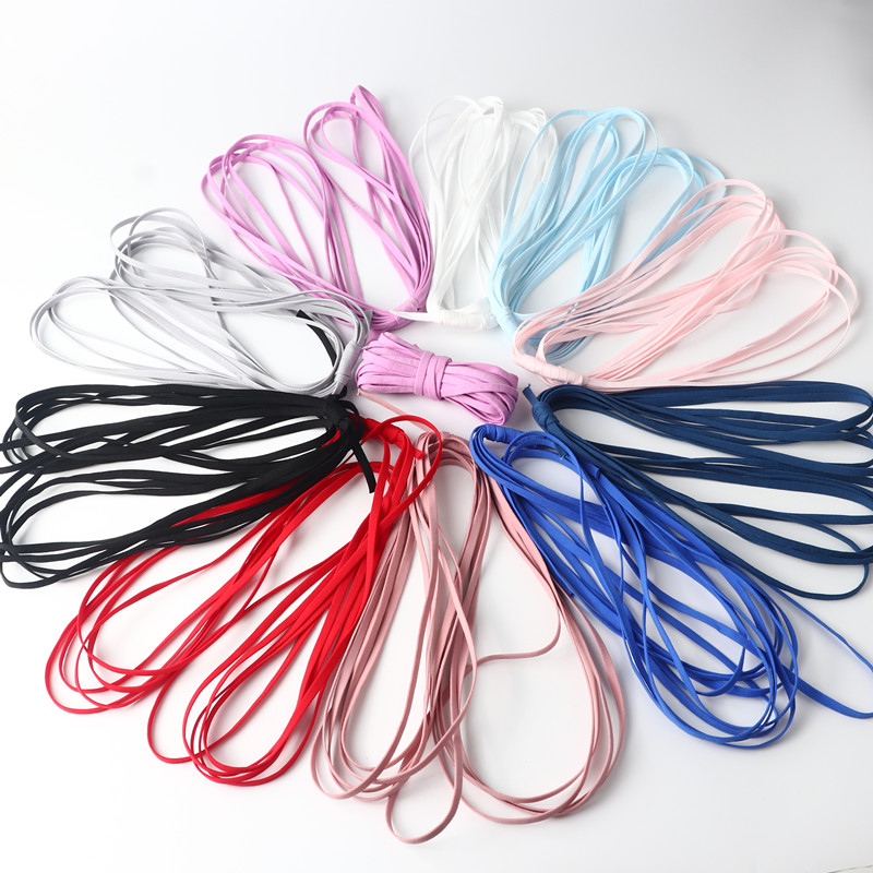 Mask Lanyard Adjustable - 5m Color Mask Elastic Thread Nylon