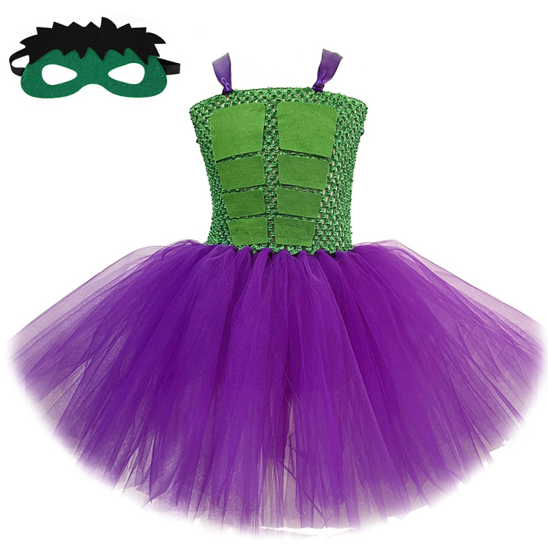 Kids Face Mask - Girls for Superhero Hulk Costume Halloween