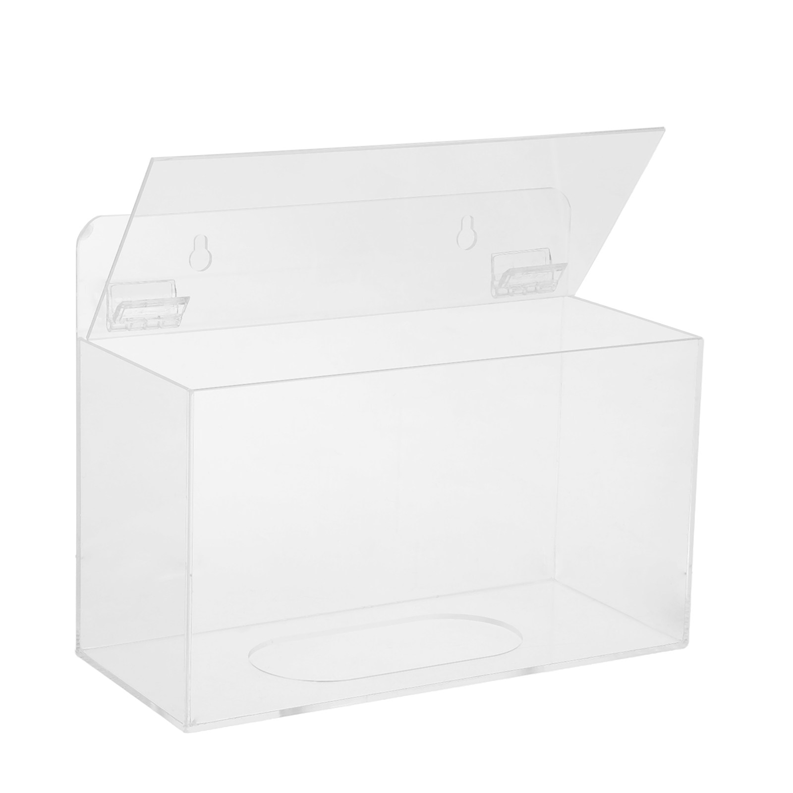 Face Mask Storage Box - Face Mask Dispenser Box Clear Acrylic