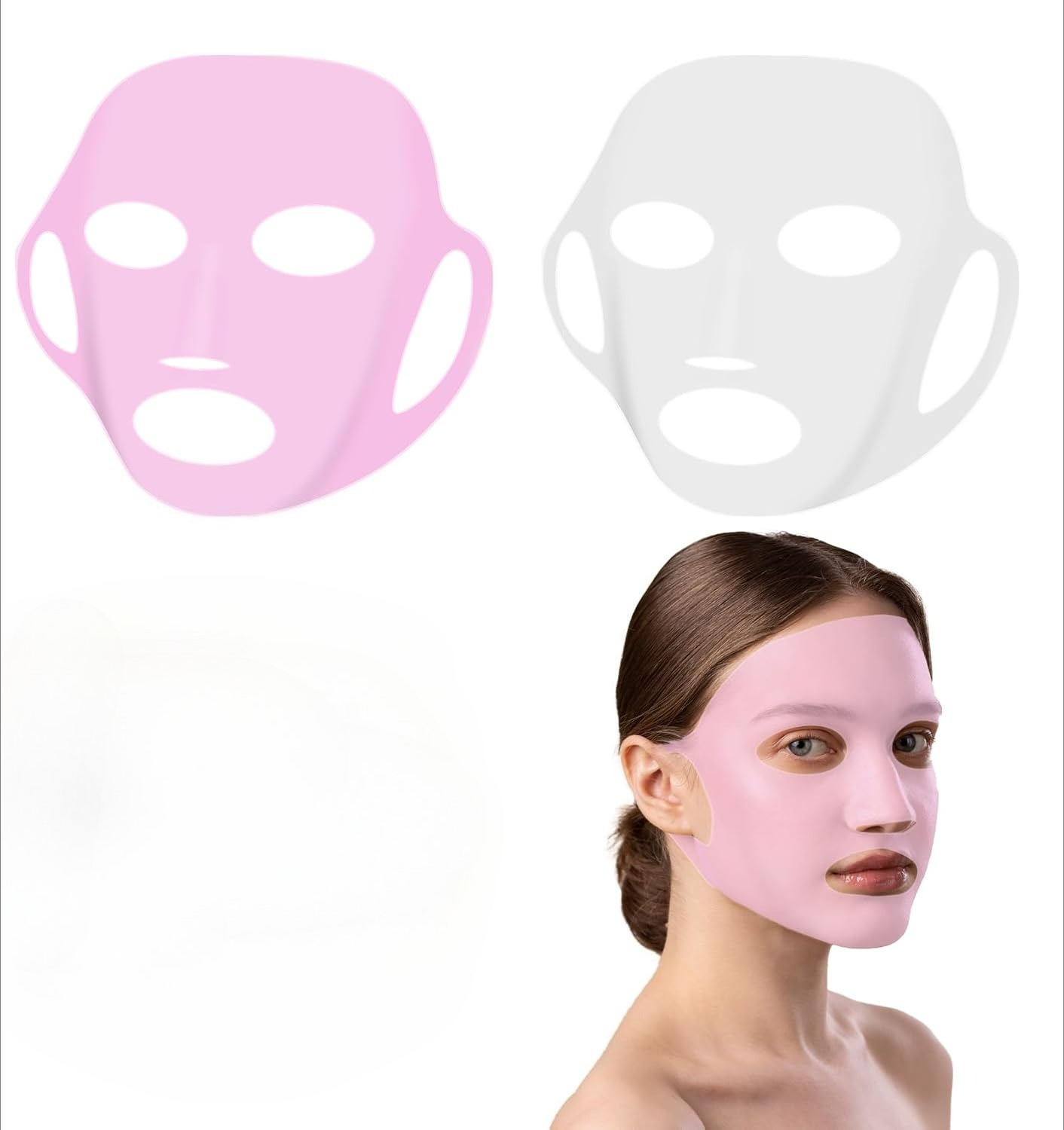 Silicone Mask Bracket - Silicone Facemask Holder Reusable Silicone Face