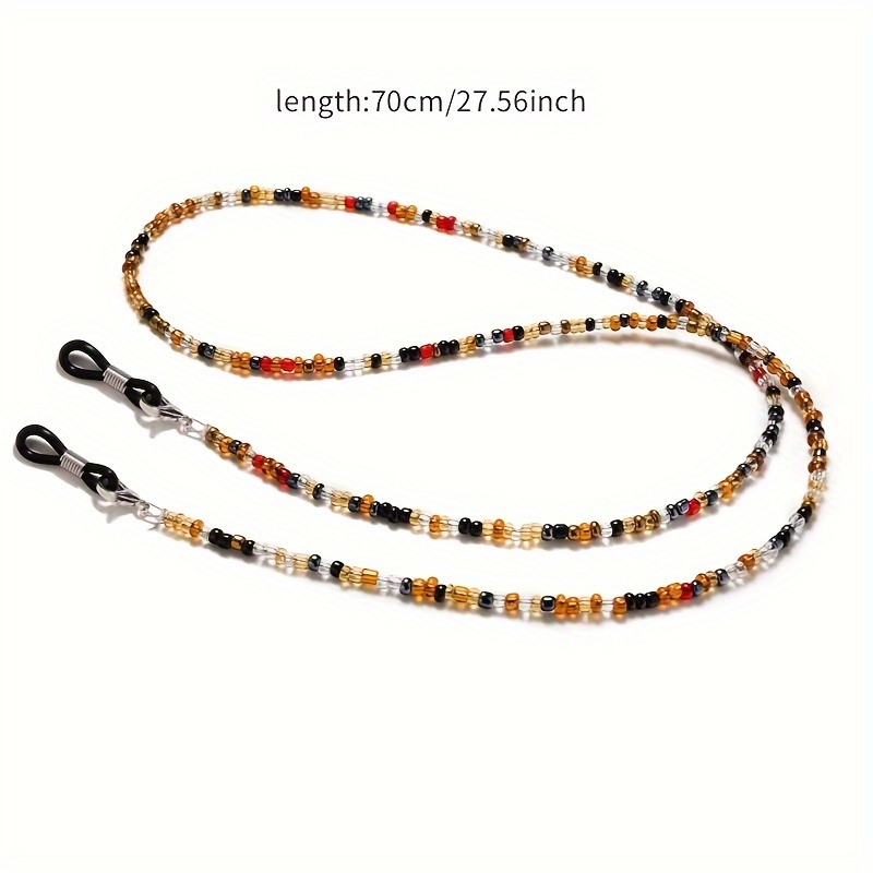 Boho Beaded Glasses Lanyard St - Mask Lanyard Adjustable 评论和价格