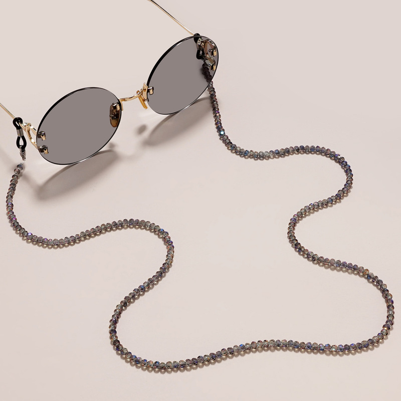 Crystal Glasses Chain For Wome - Mask Chain Holder 评论和价格
