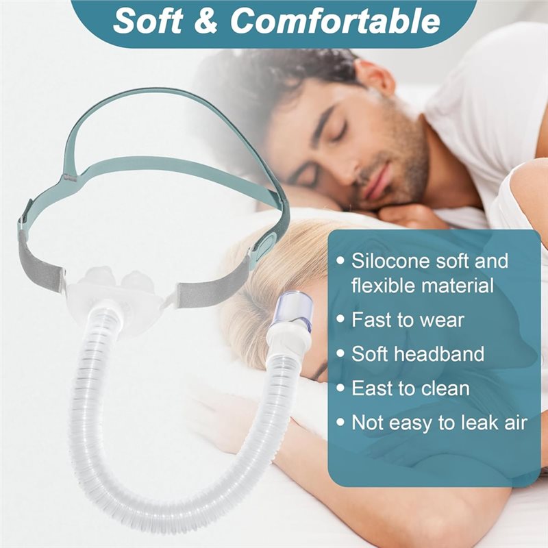 CPAP Mask Tube Included 1 Set  - Silicone Mask Bracket 评论和价格