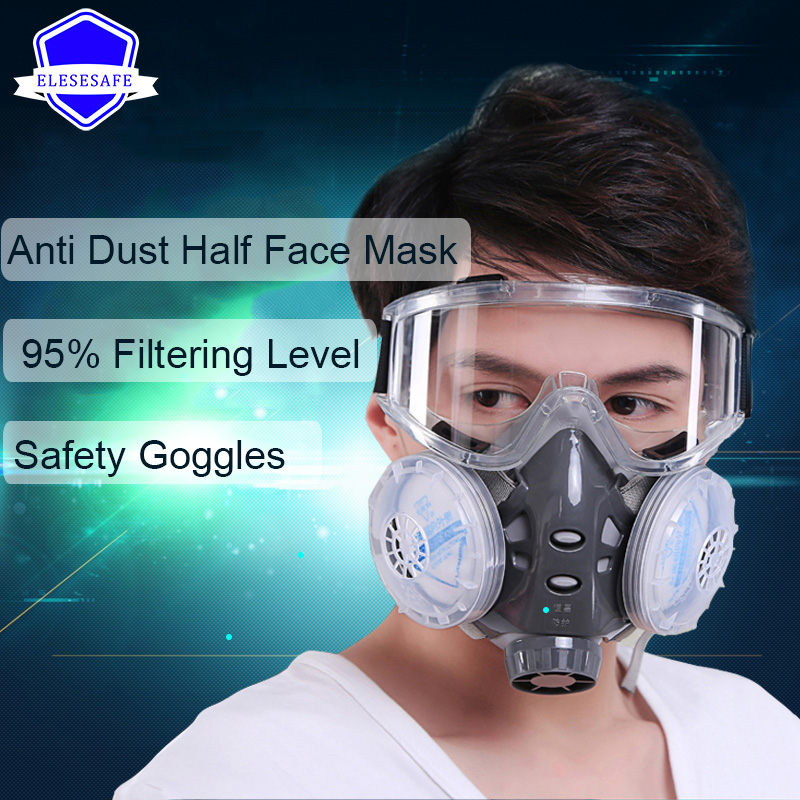 New Anti Dust Mask Full Face R - Dust Mask Construction 评论和价格