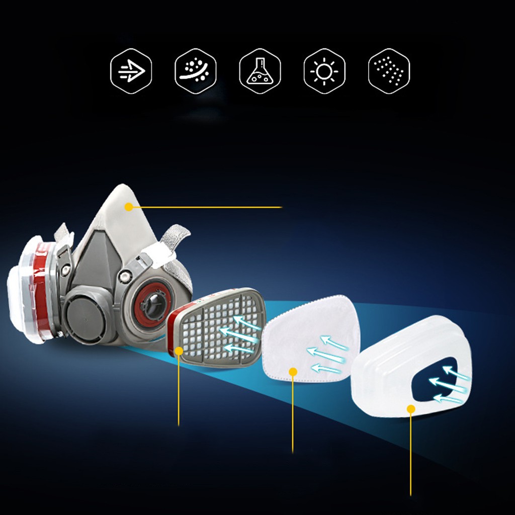 Face Dust Respirator Industria - Respirator Half Face 评论和价格