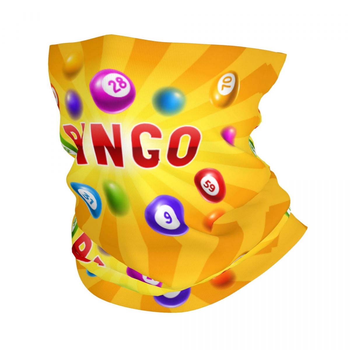 Custom Hot Game Bingo Bandana  - Neck Gaiter Face Cover 评论和价格