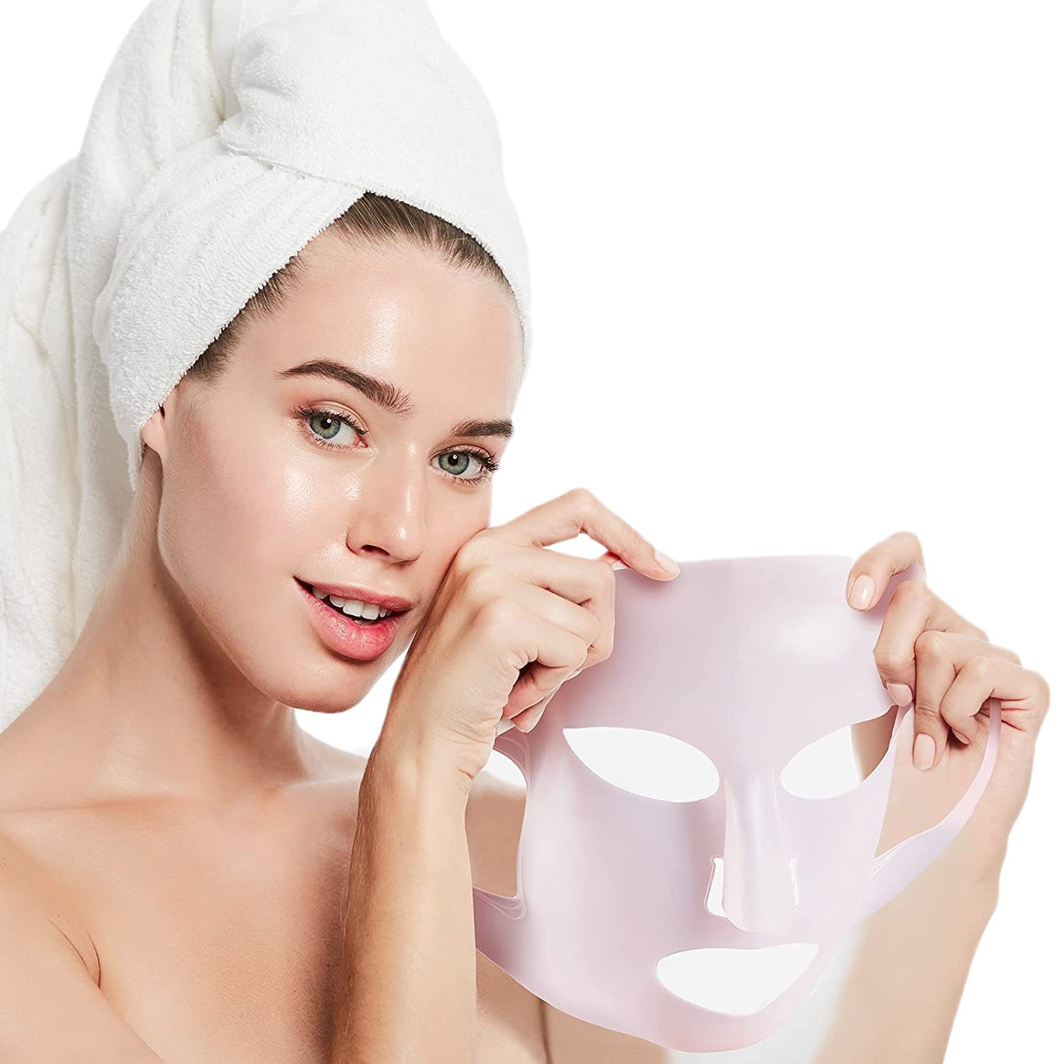 1pc Reusable Silicone Face Mas - Silicone Mask Bracket 评论和价格