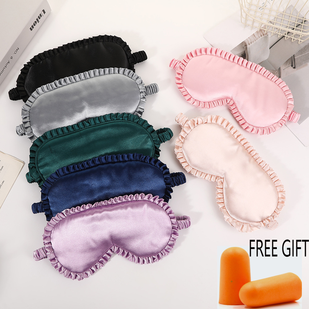 1pcs Premium Silk Eye Mask wit - Mask Lanyard Adjustable 评论和价格
