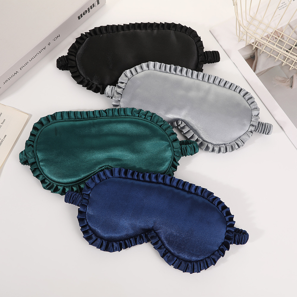 1pcs Premium Silk Eye Mask wit - Mask Lanyard Adjustable 评论和价格