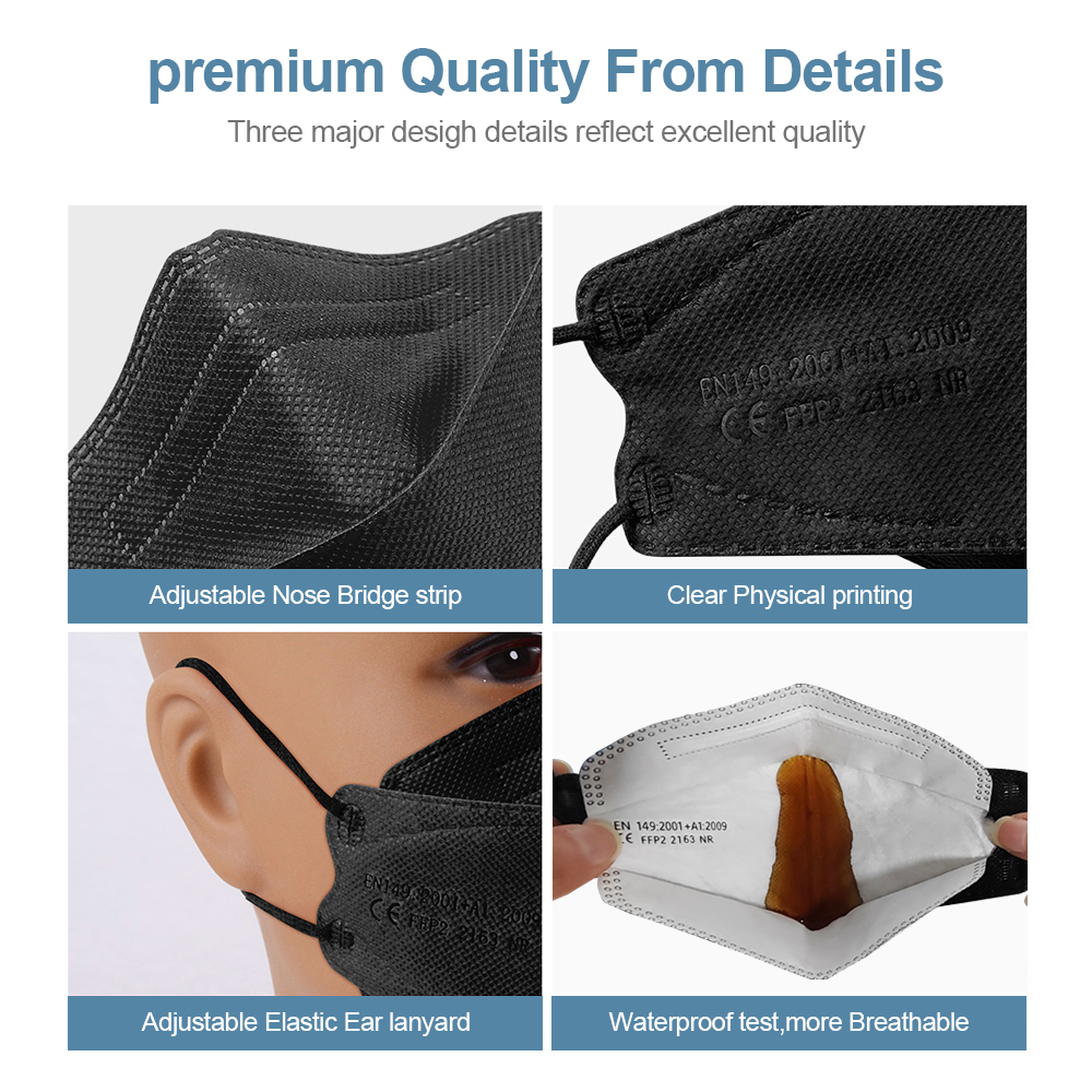 Adult Fish Shape Certified KN9 - Disposable Surgical Mask 评论和价格