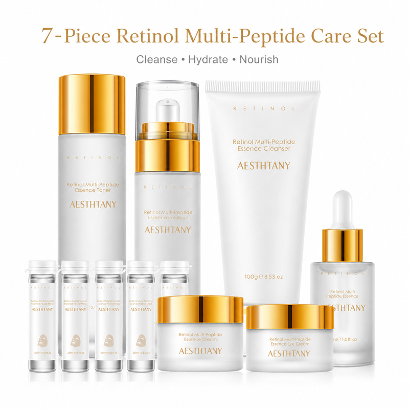 7PCS Retinol Multi-Peptide Ski - Face Mask Storage Box 评论和价格