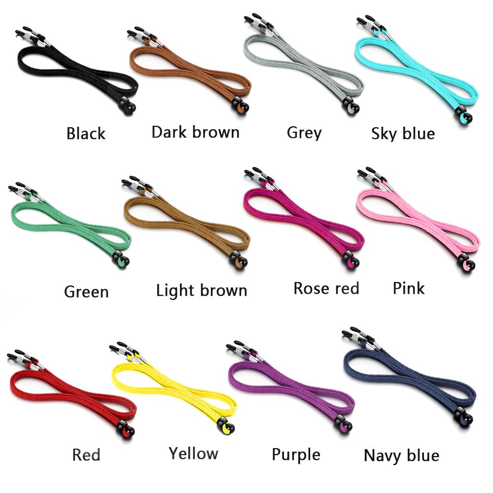 Adjustable Non-slip Leather Fa - Mask Lanyard Adjustable 评论和价格