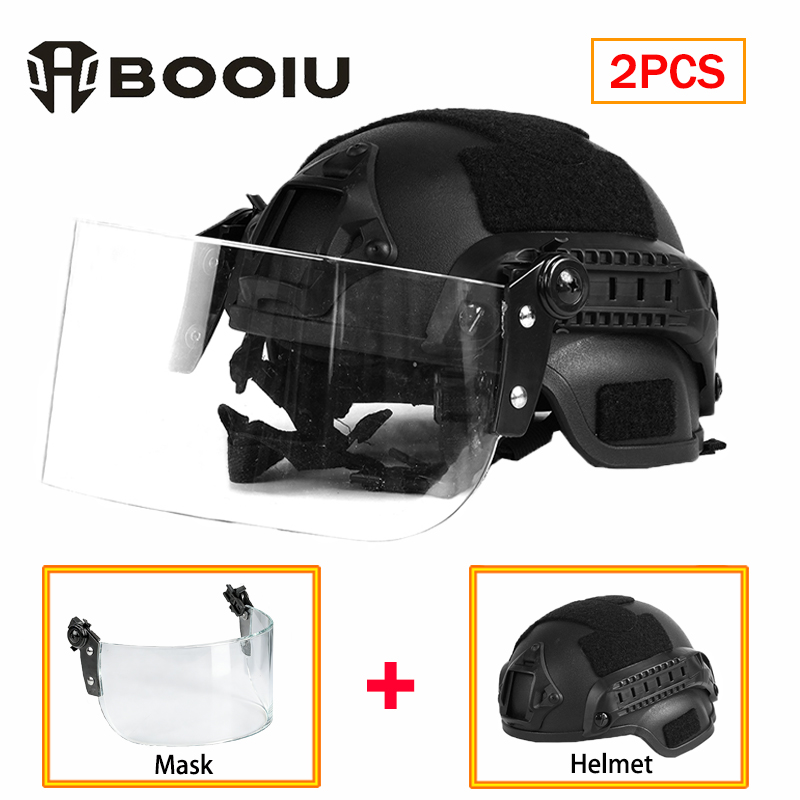 BOOIU New Tactical Helmet Face - Kids Face Mask 评论和价格