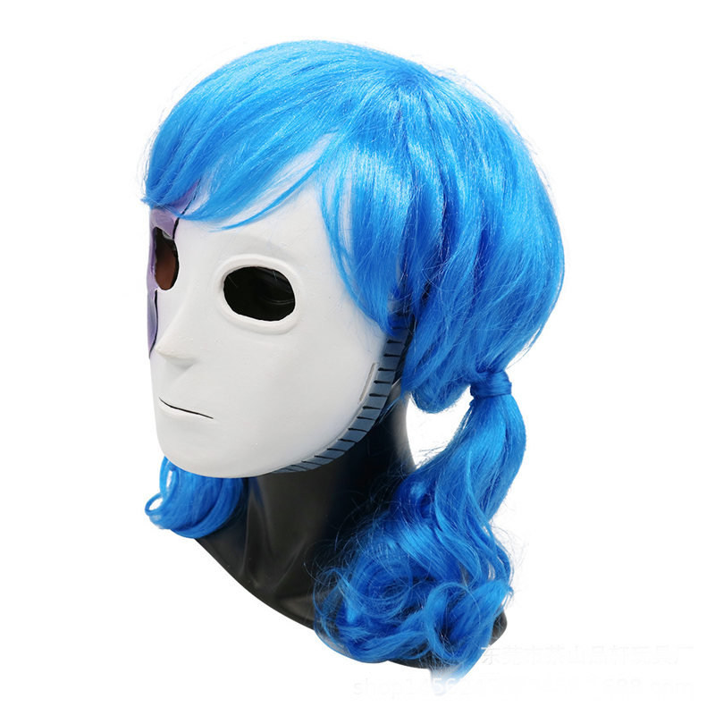 Hot  Anime Game Sally Face Cos - Black Face Mask Pack 评论和价格