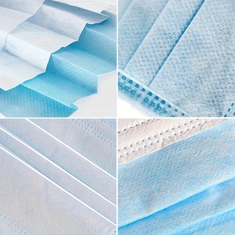 200Pcs Thickened Blue Disposab - Disposable Mask Blue 评论和价格