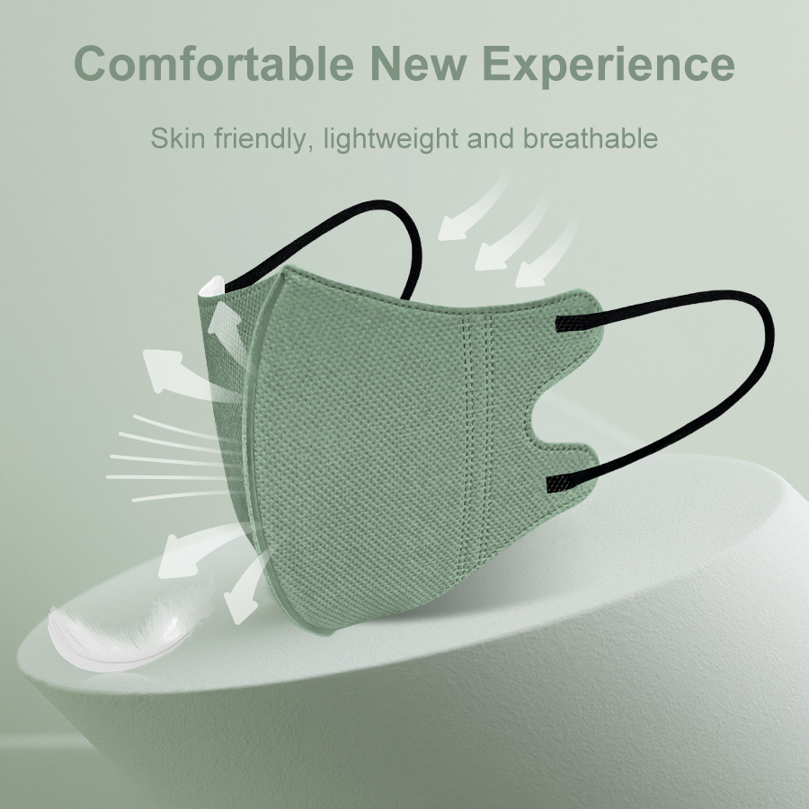 Adult Morandi Mask 4 Layers Ad - Anti Pollution Mask 评论和价格