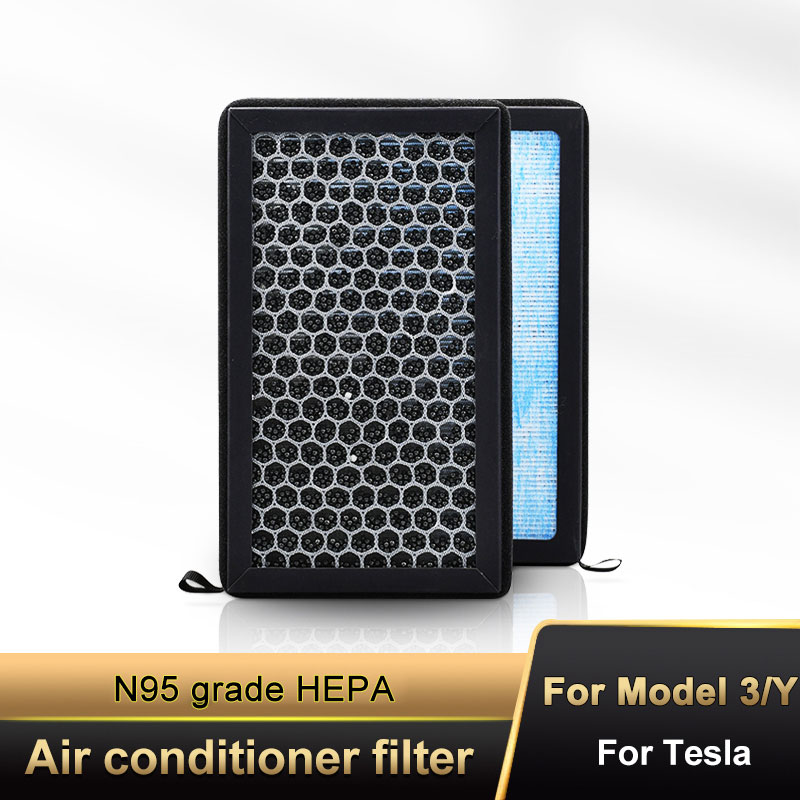 2pcs For Tesla Model 3 Model Y - Filter Replacement N95 评论和价格