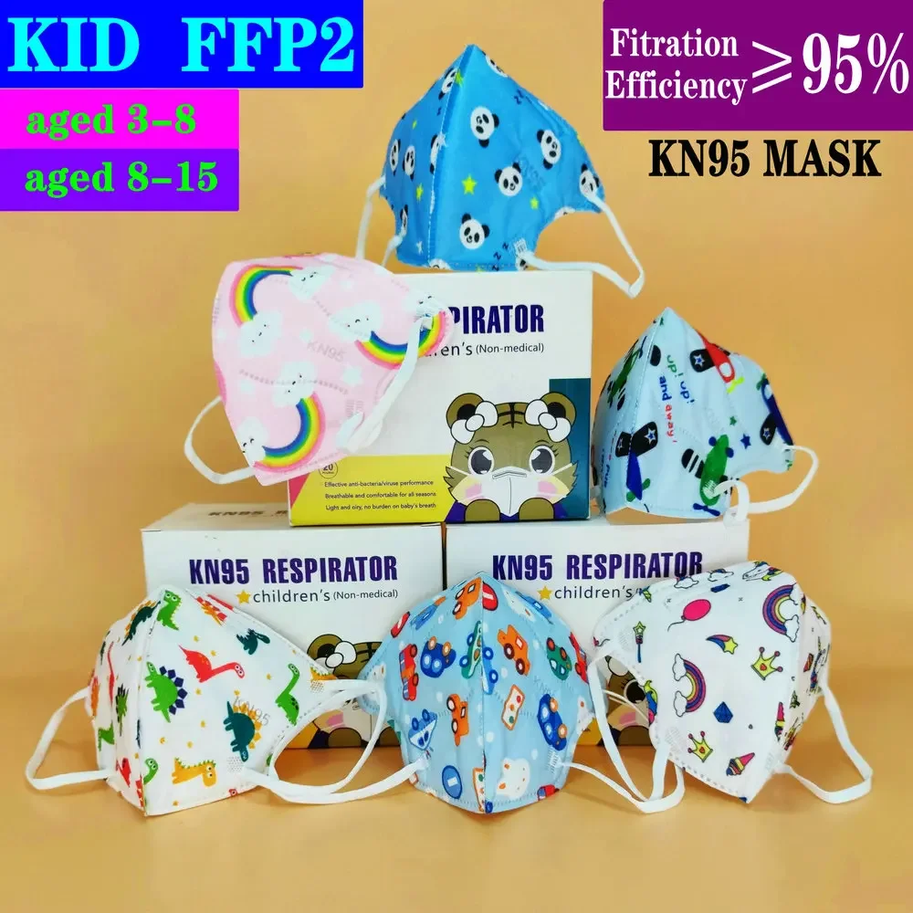 FFP2 CE Mask KN95 Child Childr - Kn95 Respirator Mask 评论和价格
