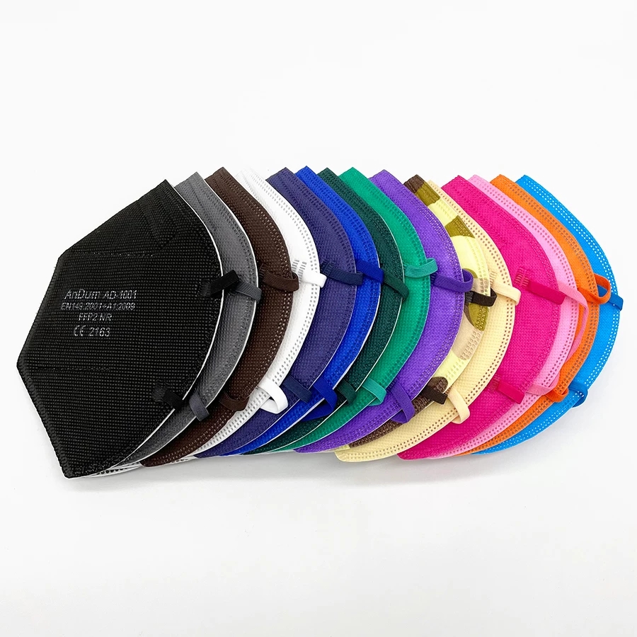 5PCS FFP2 Mask CE Approved Fil - Respirator Half Face 评论和价格