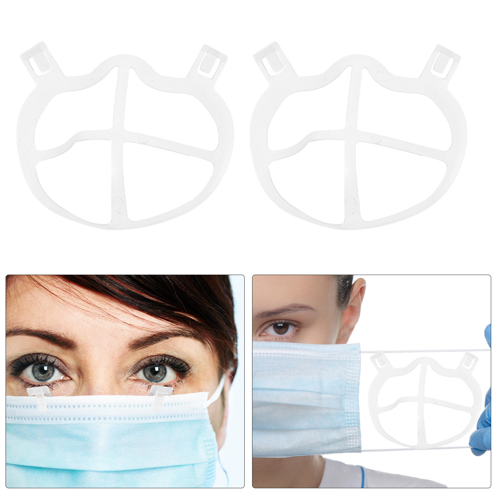 10Pcs Silicone Mask Holder Inn - Silicone Mask Bracket 评论和价格