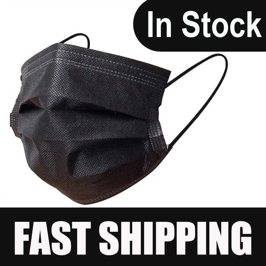 Black Face Mask Mouth Cover Pr - Disposable Surgical Mask 评论和价格