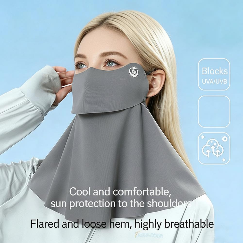 UPF50+ Cooling Sun Protection  - Sports Mask Breathable 评论和价格