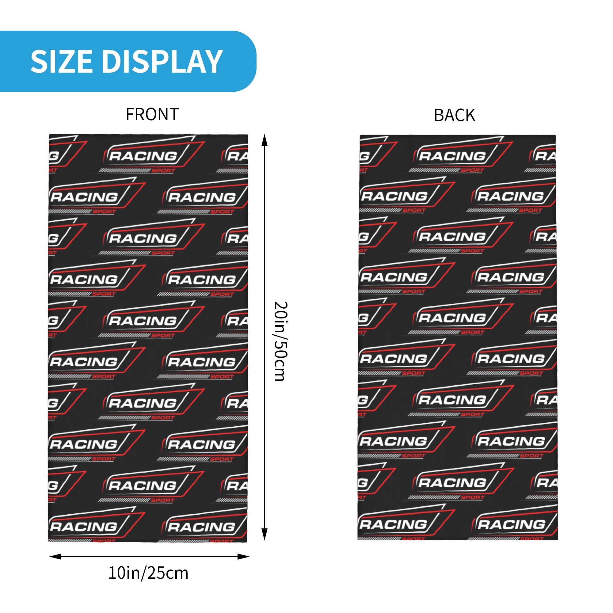 Custom Racing Speed Race Banda - Neck Gaiter Face Cover 评论和价格