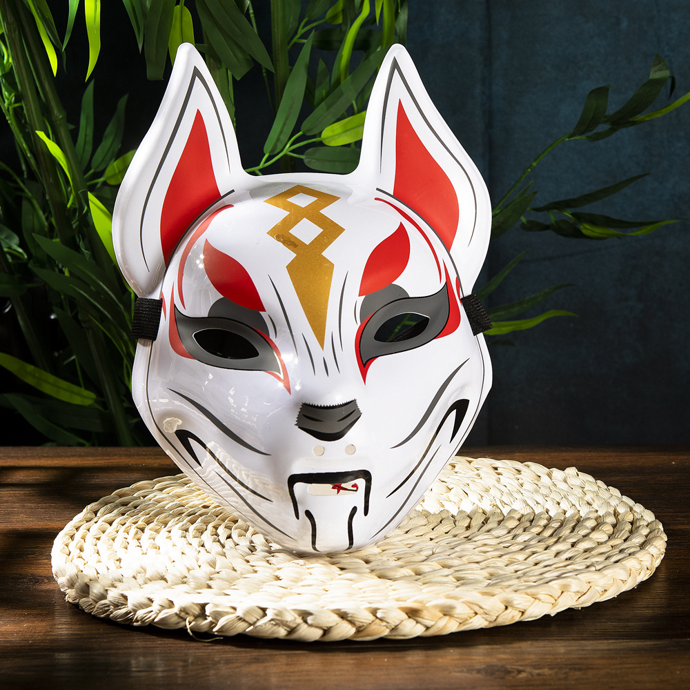 Fox Mask Japanese Cosplay Mask - Respirator Half Face 评论和价格