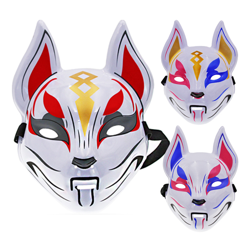 Fox Mask Japanese Cosplay Mask - Respirator Half Face 评论和价格